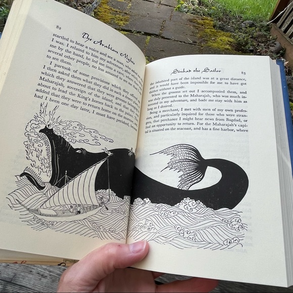 Vintage Arabian Nights Hardcover Book 1946 1st Edition Junior Library - Picture 16 of 16